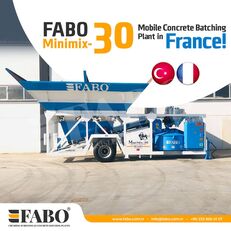 جديد ماكينة صناعة الخرسانة FABO MINIMIX-30 MOBILE CONCRETE PLANT 30 M3/H READY IN STOCK